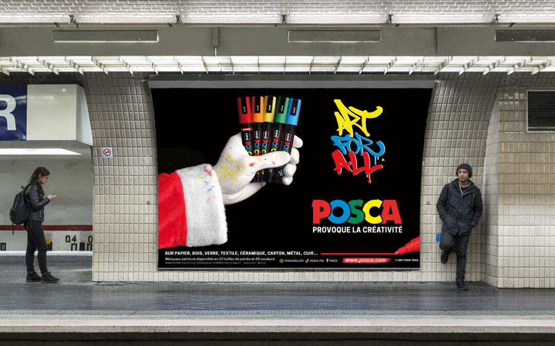Une campagne pour POSCA